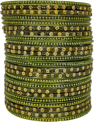lyychee Glass Bangle Set(Pack of 10)