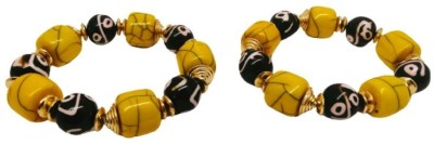 handmadecraft Resin, Brass Ring Bracelet(Pack of 2)