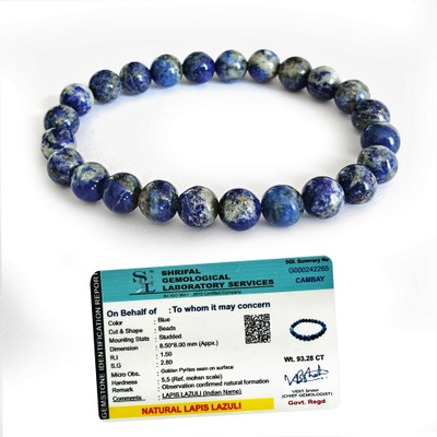 SOLAVA Crystal Lapis Lazuli Bracelet