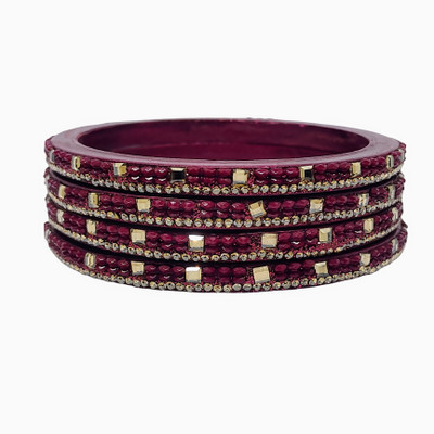MIROW Lac Bangle Set(Pack of 4)