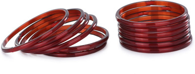 AFAST Glass Bangle Set(Pack of 10)