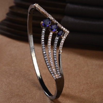 ZENEME Brass Cubic Zirconia Bracelet