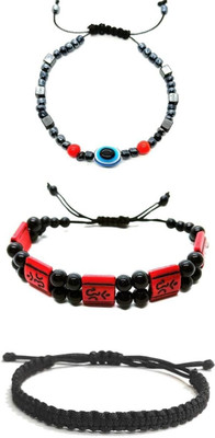 KINGSTYLEIMPEX Plastic Charm Bracelet(Pack of 3)
