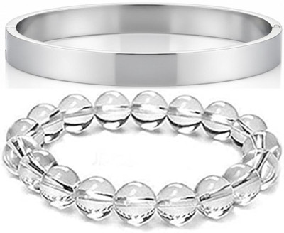 IKONKARR Crystal, Stainless Steel Bracelet(Pack of 2)
