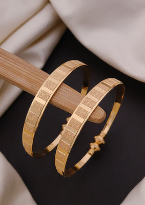 RARE ONE STUDIO Alloy Gold-plated Bangle Set(Pack of 2)