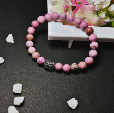 SHREE RADHE TRADERS Stone, Rose Quartz, Crystal, Citrine, Rhodonite Bracelet