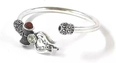 LJ CREATION Alloy Silver Coated Kada