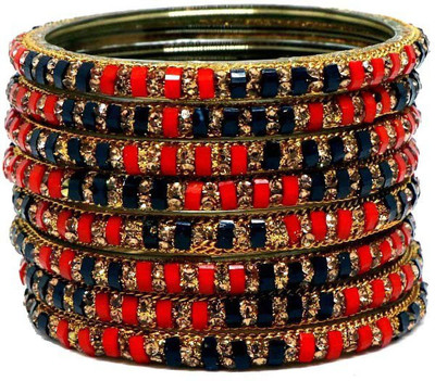 RADHA MOHAN EMPIRE Glass Kada(Pack of 8)