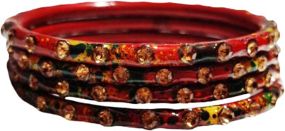 KAMAAKSHI FASHION COLLECTIONS Plastic Gold-plated Bangle Set(Pack of 4)