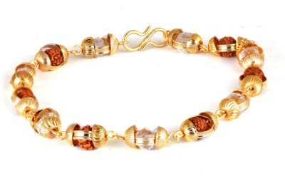 Kanak Jewels Brass, Glass Gold-plated Kada