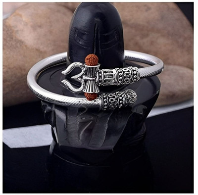 Teeragaj Stainless Steel Silver Coated Kada