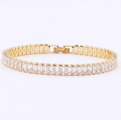 Hitarth Fashion Jewellery Brass Diamond Gold-plated Bracelet