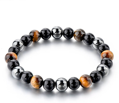 DIVINE SOUVENIRS Stone Beads, Agate, Crystal Bracelet