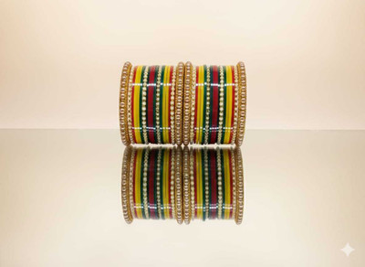 MAA LAXMI Plastic Bangle Set(Pack of 10)