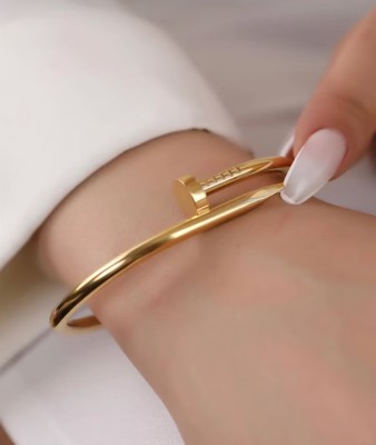 navjai Metal Gold-plated Bangle Set