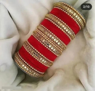 ishika Alloy Zircon Bangle Set(Pack of 42)