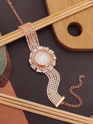 GORASH CREATION Metal Diamond Gold-plated Bracelet