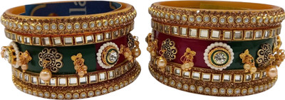 Rajwadi Plastic Bangle Set(Pack of 10)