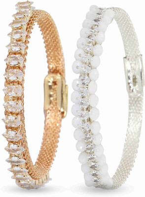 NMII Alloy Zircon Bracelet Set(Pack of 2)