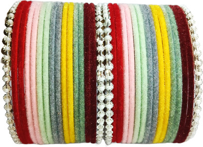 Radhe Rani Metal Ring Bangle(Pack of 10)