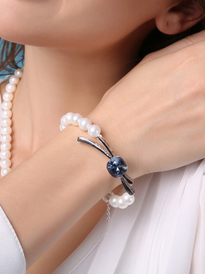 YELLOW CHIMES Alloy Pearl Bracelet