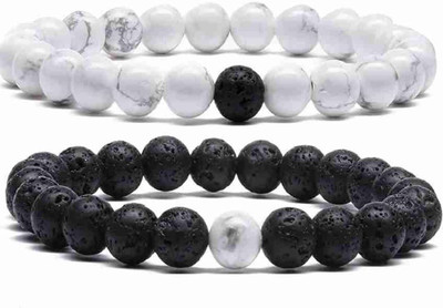 REVERSEA Crystal Crystal Silver Coated Bracelet(Pack of 2)