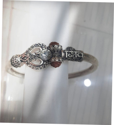 Maatrachaaya Alloy Cubic Zirconia Sterling Silver Kada