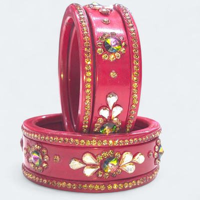 Suhag Lac Bangle Set(Pack of 6)