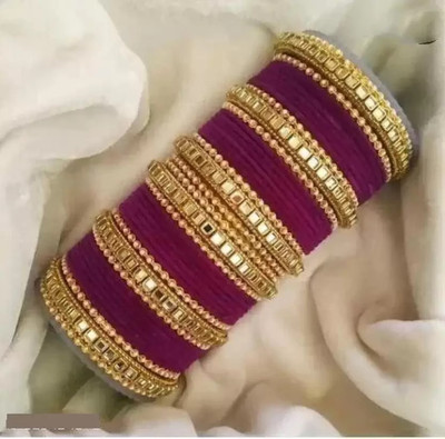 Rajwadi Metal, Alloy Bangle Set(Pack of 42)