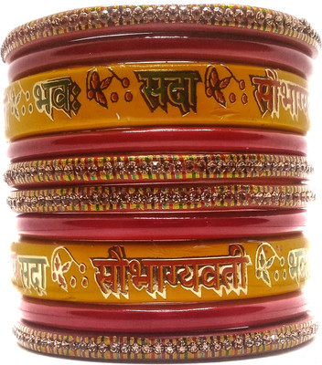 Priya art creation Lac Bangle Set(Pack of 10)