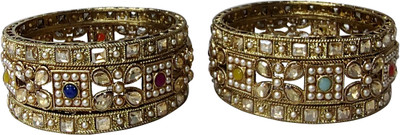 oms Metal Bangle Set(Pack of 6)