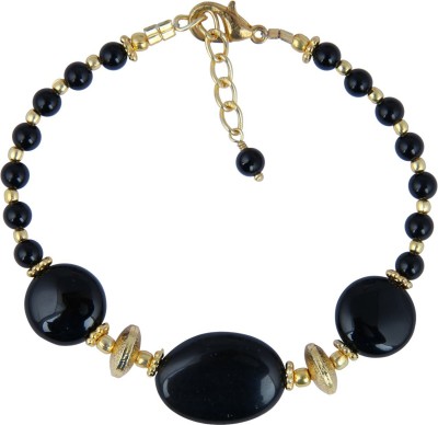 Pearlz Ocean Alloy Agate Gold-plated Bracelet