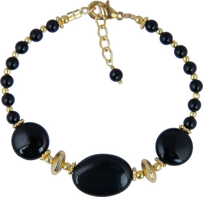 Pearlz Ocean Alloy Agate Gold-plated Bracelet