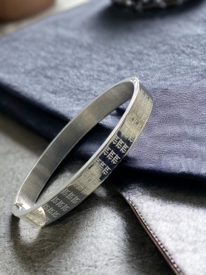 ADF Stainless Steel Silver Bracelet