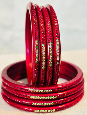 DUAA FASHIONS Lac Bangle Set(Pack of 8)