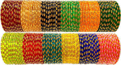 hand kkrafts Glass Bangle Set(Pack of 144)