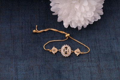 CHOPDA BUSSINESS HUB Alloy Diamond Gold-plated Bracelet