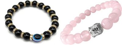 Malas Collection Stone, Glass Bracelet Set(Pack of 2)