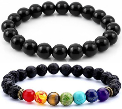 IKONKARR Stone, Crystal, Dori Bracelet(Pack of 2)