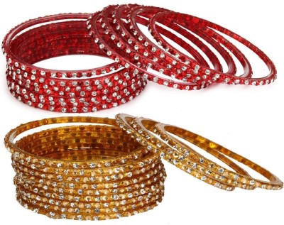 1st Time Glass Bangle Set(Pack of 10)