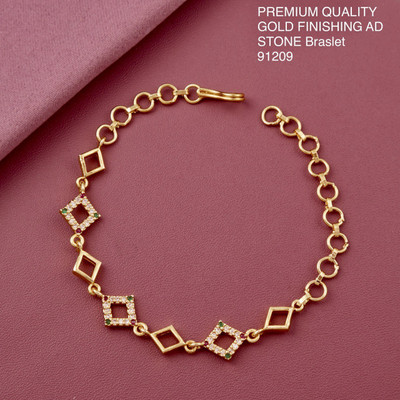 VARNIENTERPRI Alloy Agate Gold-plated Bracelet