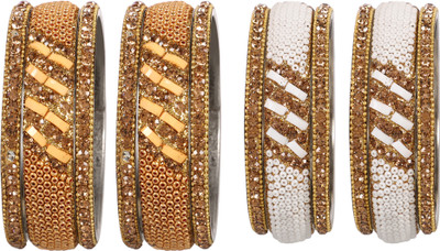 Terraband Alloy Crystal Bangle Set(Pack of 12)