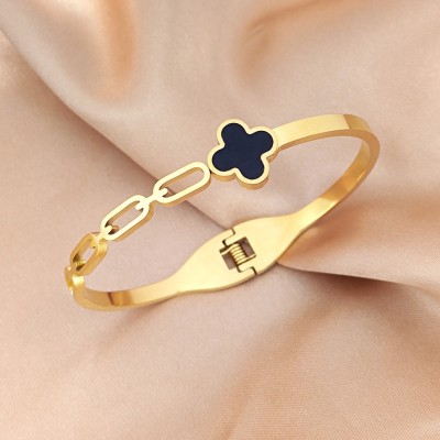 MYKI Stainless Steel Gold-plated Bangle