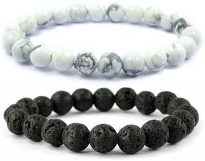 IKONKARR Stone, Crystal, Alloy Bracelet(Pack of 2)