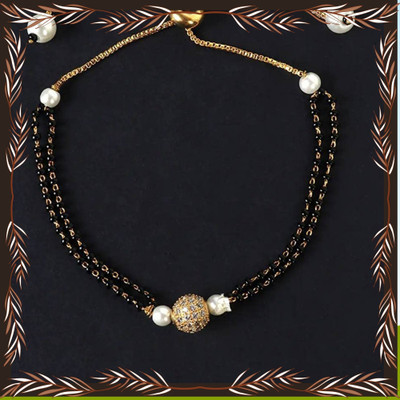 Temora Brass Diamond Gold-plated Bracelet