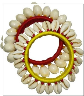 Hearts and Crafts Shell Bangle Set(Pack of 2)