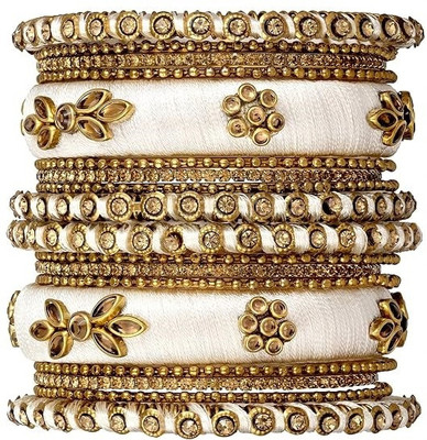 Manasi Alloy Gold-plated Bangle Set(Pack of 2)