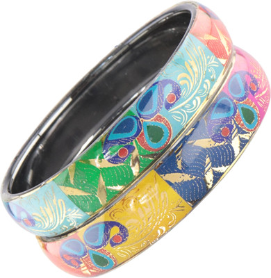 ZULKA Glass Crystal Kada(Pack of 2)
