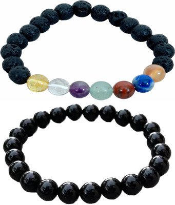 HouseOfCommon Brass, Stone, Crystal, Plastic Bracelet(Pack of 2)
