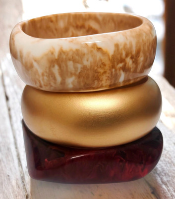 EAS Accessorize Resin Bangle Set(Pack of 3)